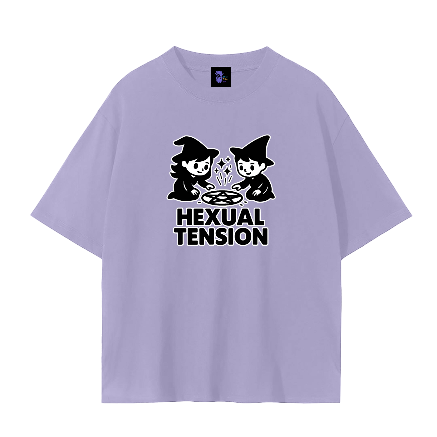 Hexual Tension – Dark Witch Humour Plain Tee