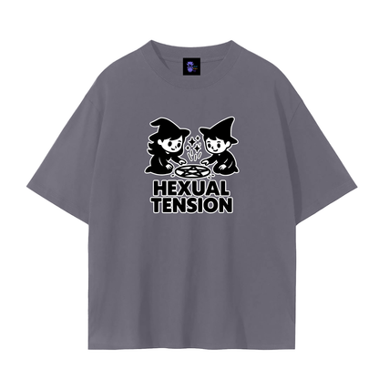 Hexual Tension – Dark Witch Humour Plain Tee