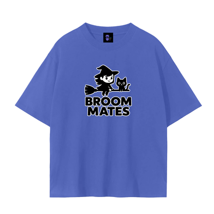 Broom Mates – Witchy Chaos Plain Tee