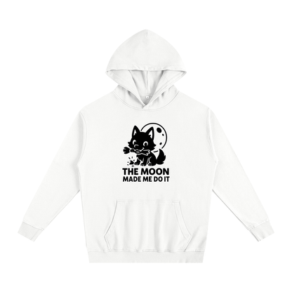 The Moon Made Me Do It (Wolf) Oversized Hoodie – Heavyweight Cotton