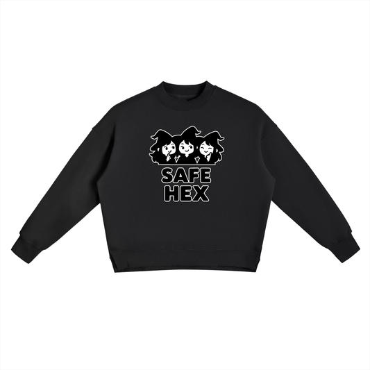 Safe Hex – Protective Witch Fleece Crewneck
