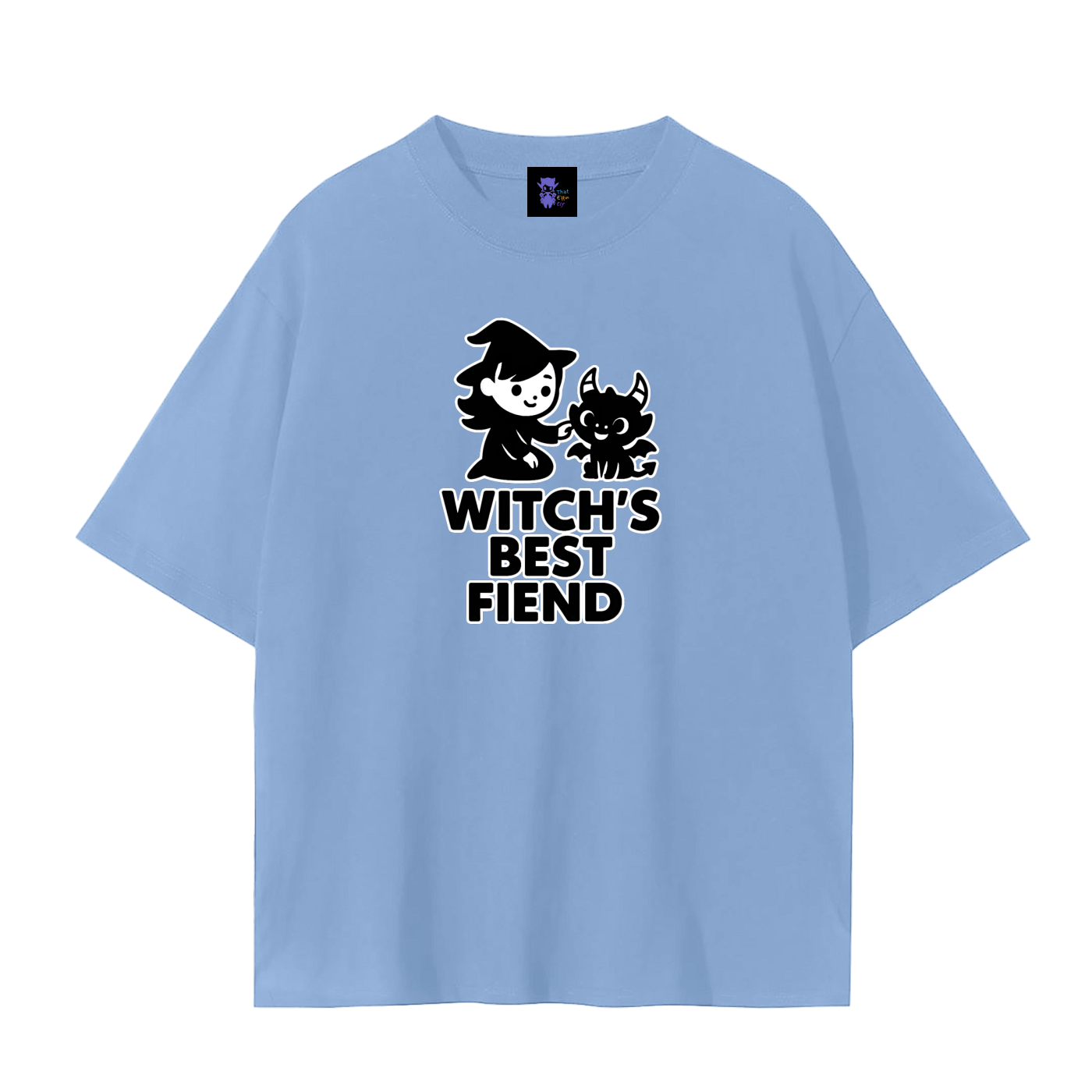 Witch’s Best Fiend – Dark Witch Plain Tee