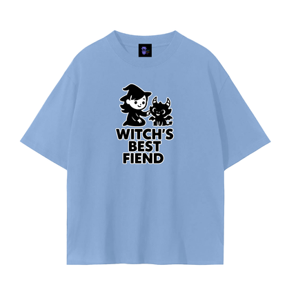 Witch’s Best Fiend – Dark Witch Plain Tee