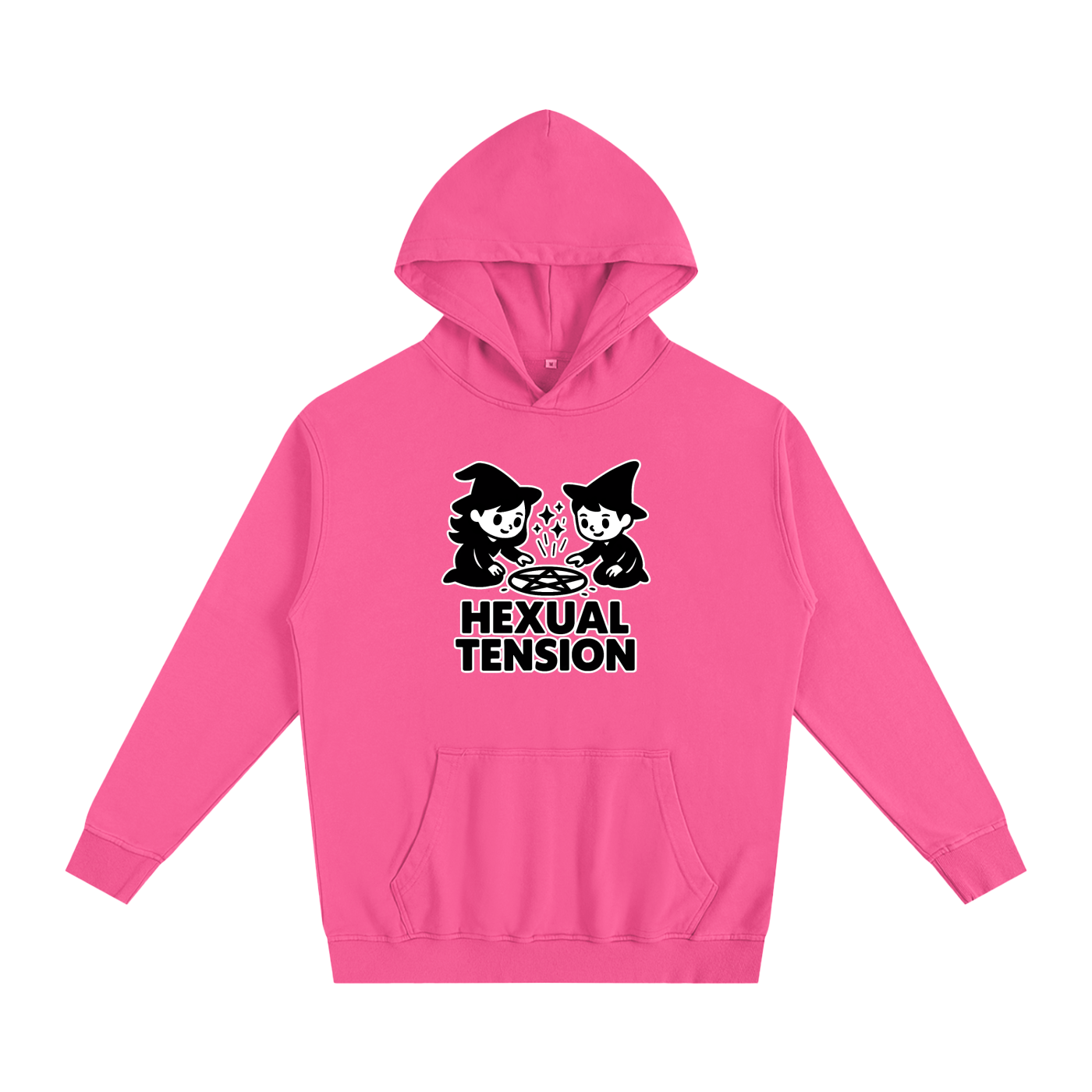 Hexual Tension Oversized Hoodie – Heavyweight Cotton
