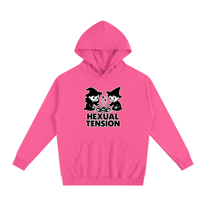 Hexual Tension Oversized Hoodie – Heavyweight Cotton