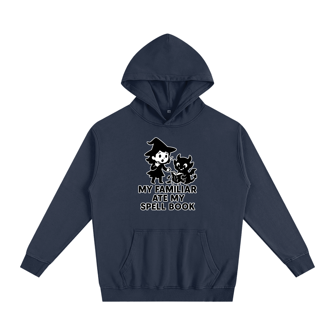 My Familiar Ate My Spellbook Oversized Hoodie – Heavyweight Cotton