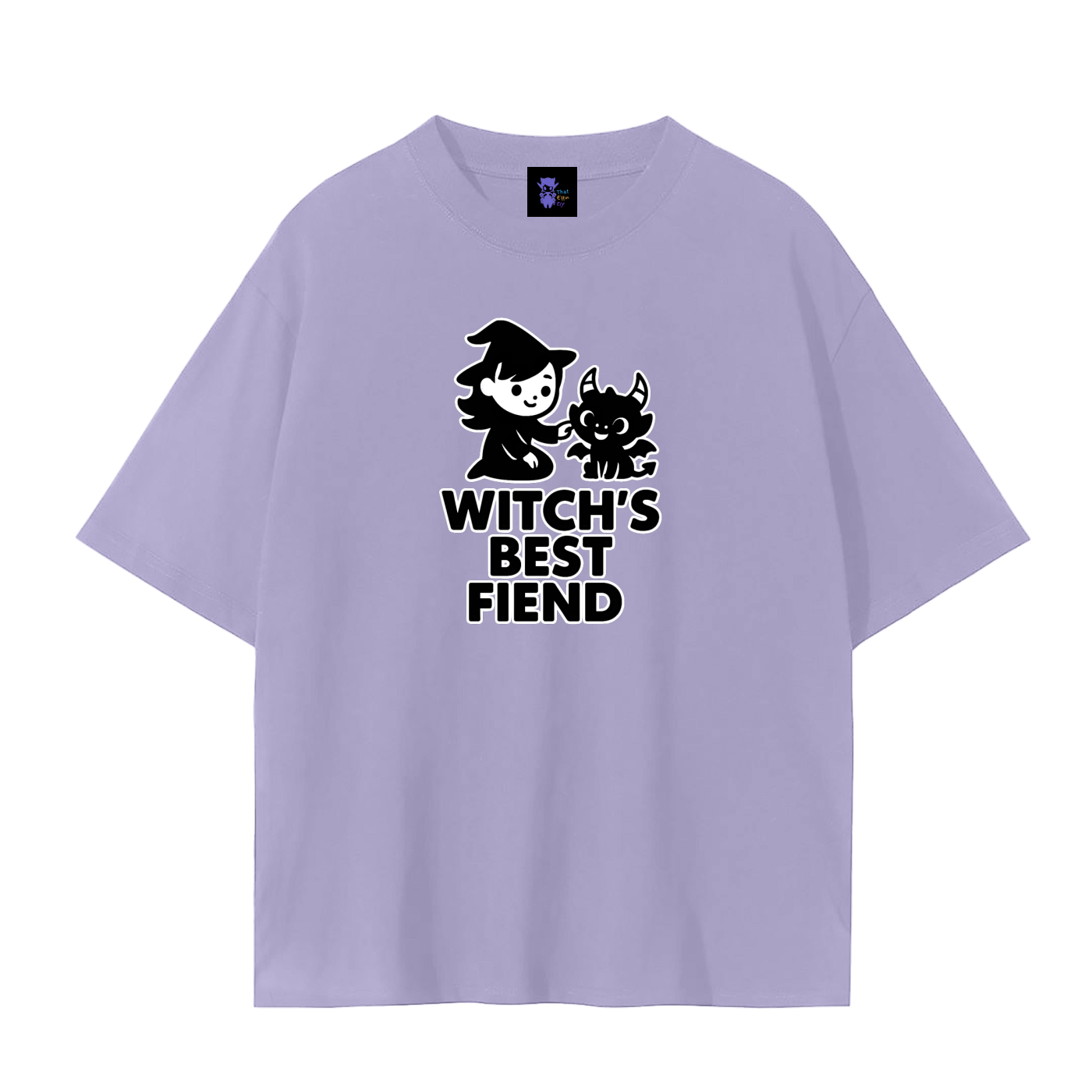 Witch’s Best Fiend – Dark Witch Plain Tee