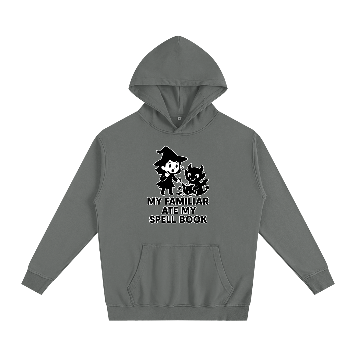 My Familiar Ate My Spellbook Oversized Hoodie – Heavyweight Cotton
