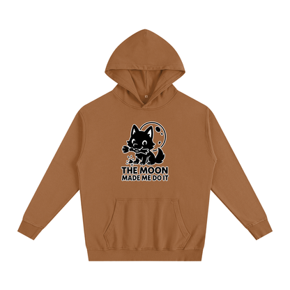 The Moon Made Me Do It (Wolf) Oversized Hoodie – Heavyweight Cotton