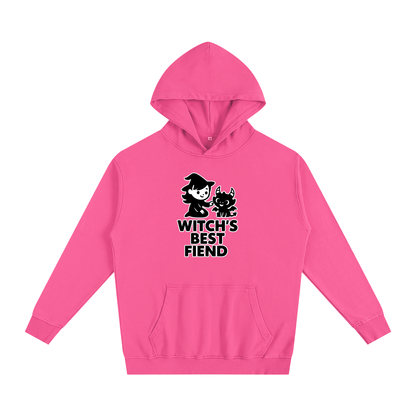 Witch’s Best Fiend Oversized Hoodie – Heavyweight Cotton