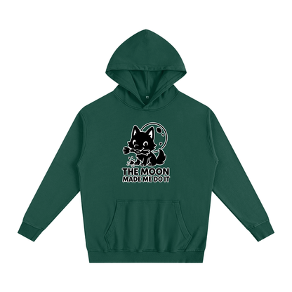 The Moon Made Me Do It (Wolf) Oversized Hoodie – Heavyweight Cotton