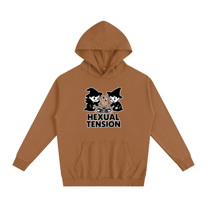 Hexual Tension Oversized Hoodie – Heavyweight Cotton