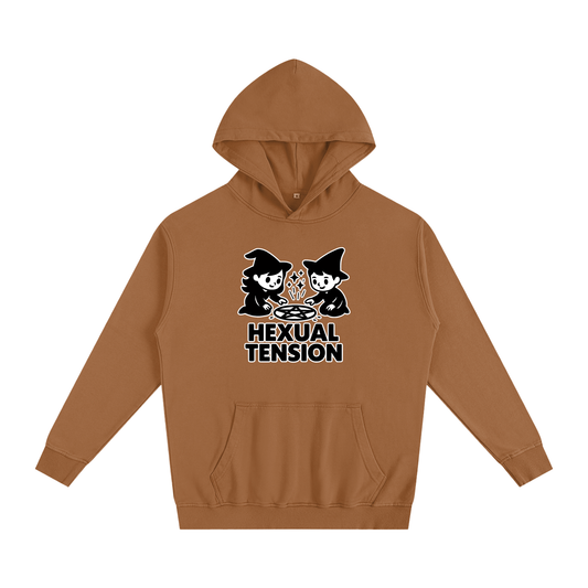 Hexual Tension Oversized Hoodie – Heavyweight Cotton