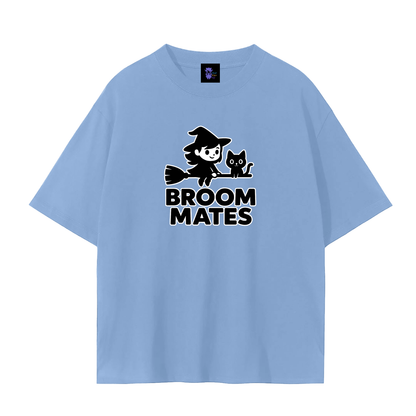 Broom Mates – Witchy Chaos Plain Tee