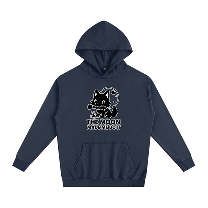 The Moon Made Me Do It (Wolf) Oversized Hoodie – Heavyweight Cotton