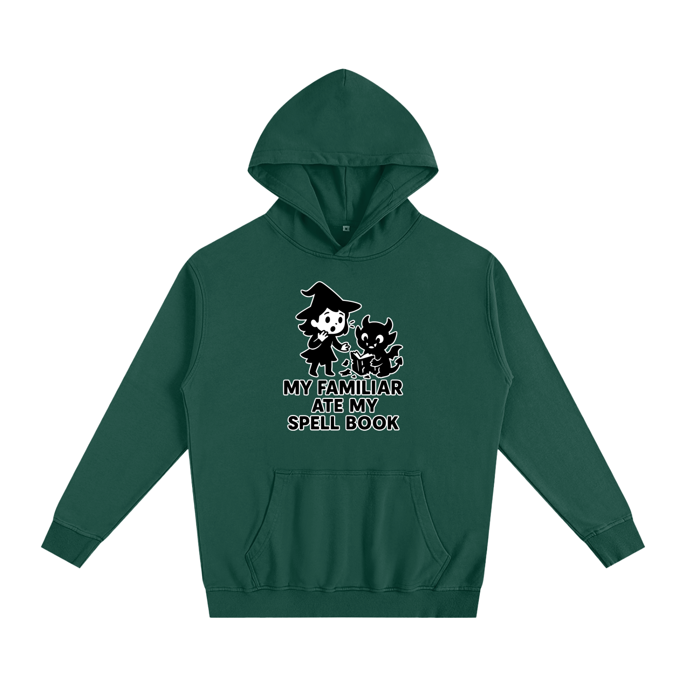 My Familiar Ate My Spellbook Oversized Hoodie – Heavyweight Cotton