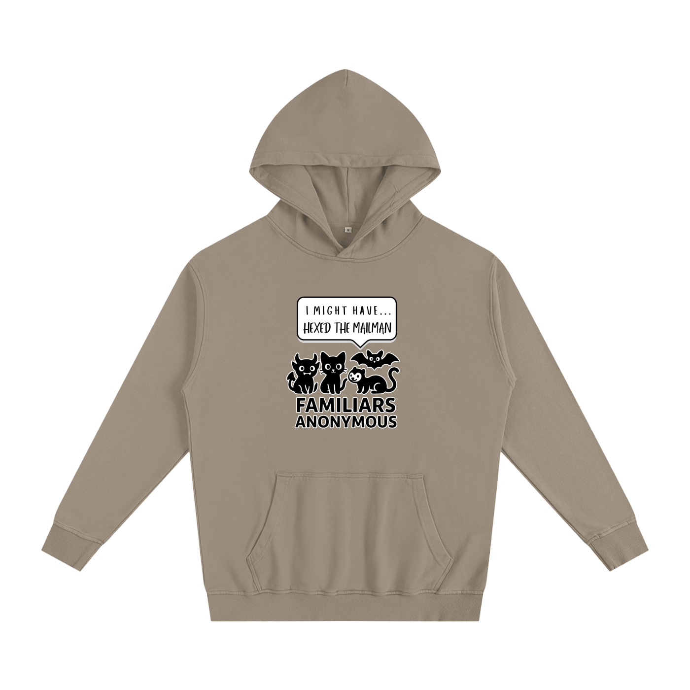 Familiars Anonymous Oversized Hoodie – Heavyweight Cotton