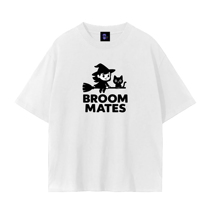 Broom Mates – Witchy Chaos Plain Tee