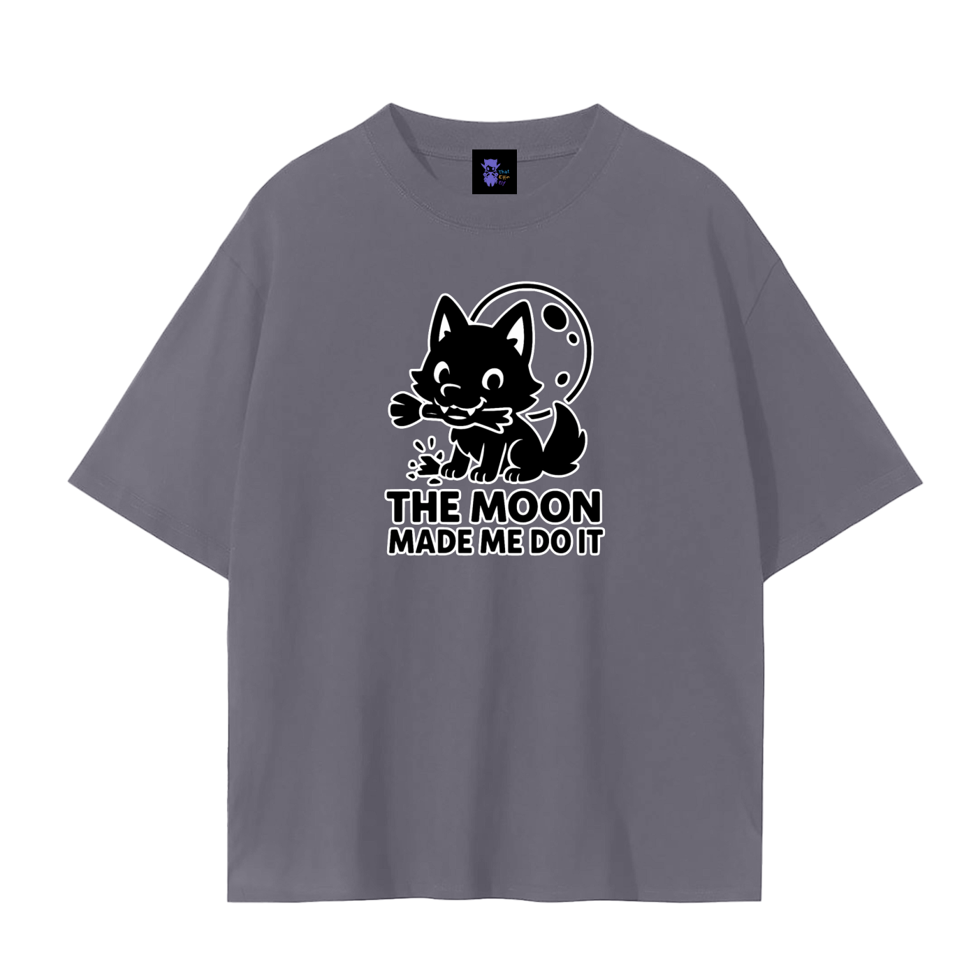 The Moon Made Me Do It (Wolf) – Lunar Witch Plain Tee