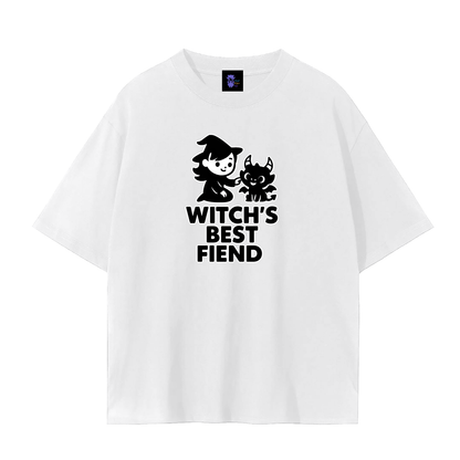 Witch’s Best Fiend – Dark Witch Plain Tee