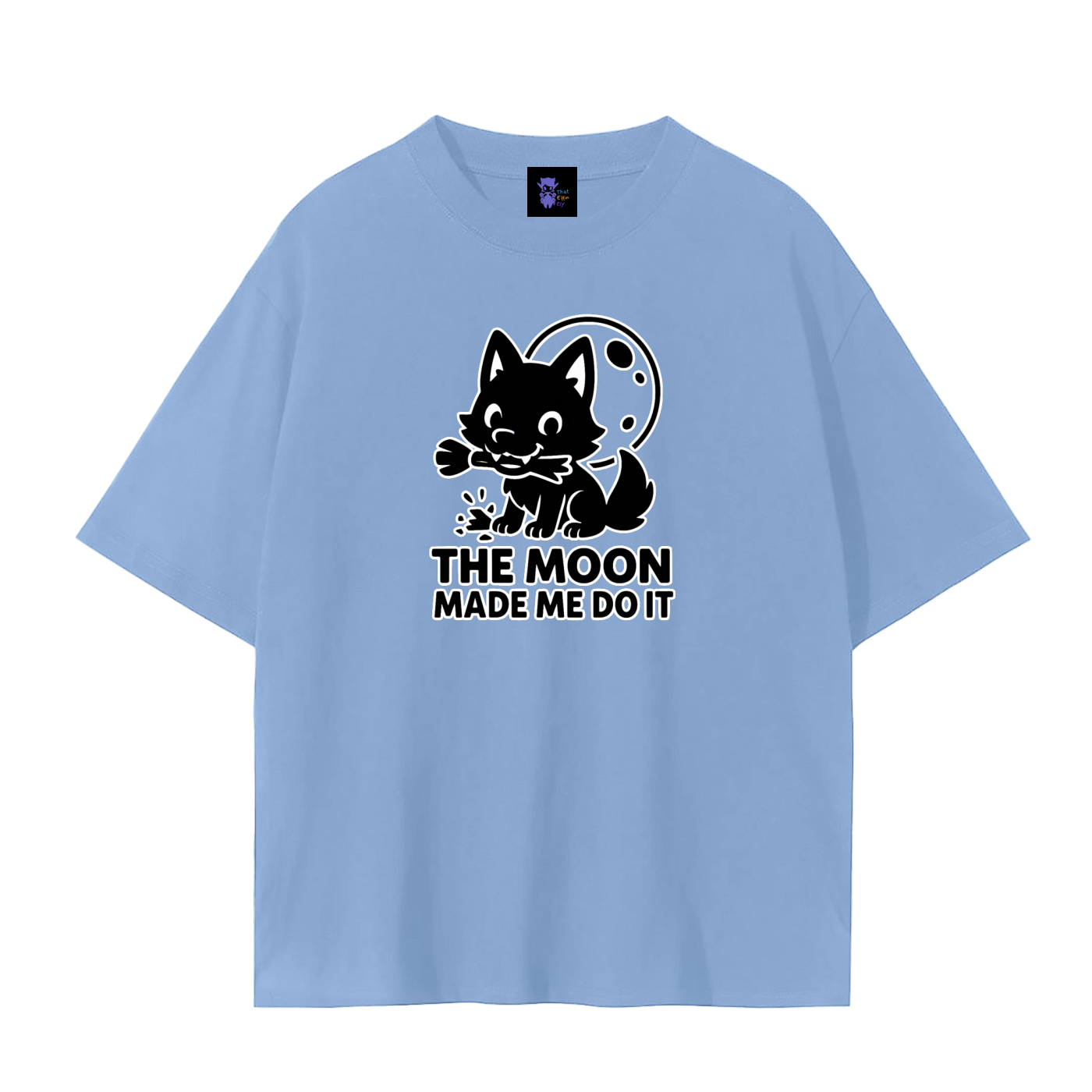 The Moon Made Me Do It (Wolf) – Lunar Witch Plain Tee