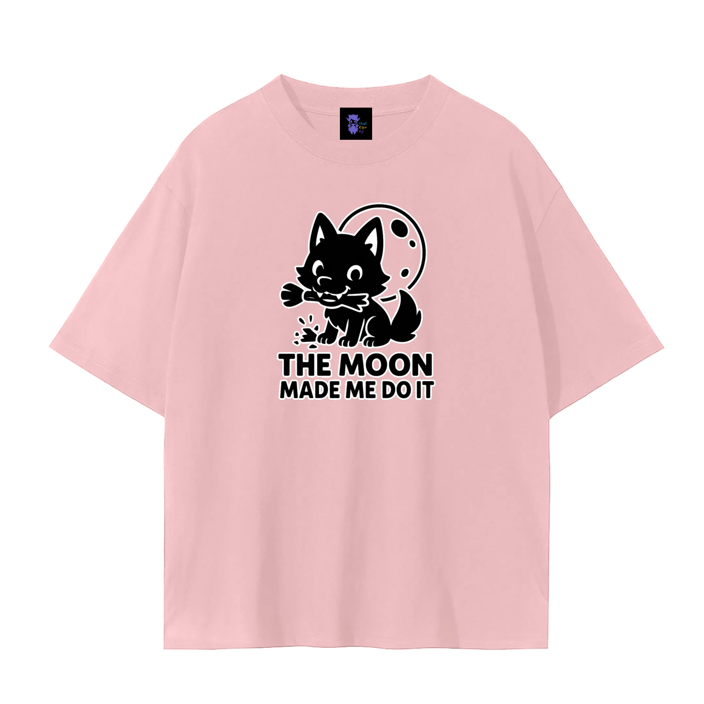 The Moon Made Me Do It (Wolf) – Lunar Witch Plain Tee