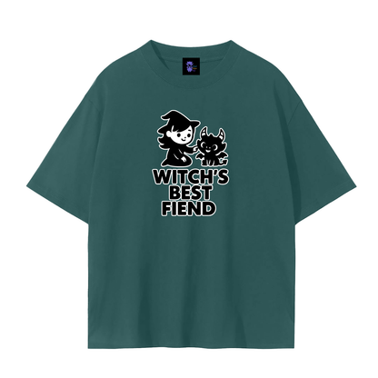 Witch’s Best Fiend – Dark Witch Plain Tee
