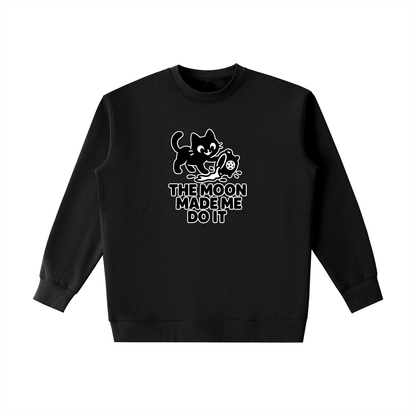 The Moon Made Me Do It (Cat) – Essential Heavyweight Crewneck