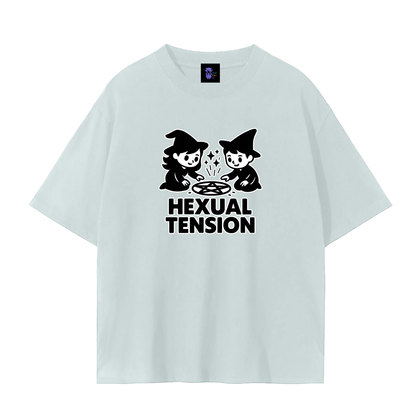 Hexual Tension – Dark Witch Humour Plain Tee