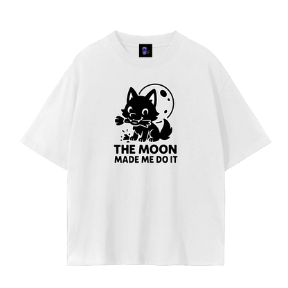 The Moon Made Me Do It (Wolf) – Lunar Witch Plain Tee
