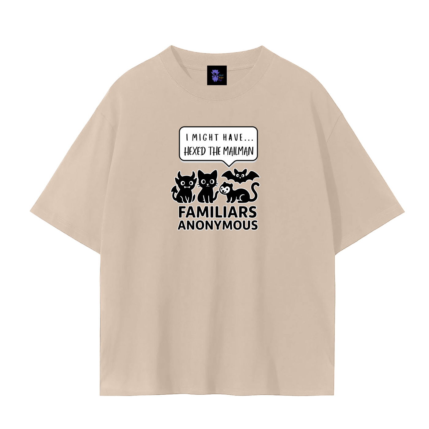 Familiars Anonymous – Dark Witchy Plain Tee