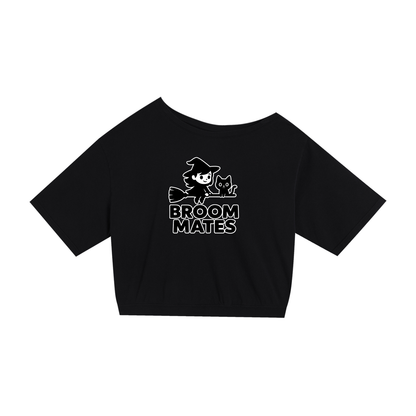 Broom Mates – Witchy Chaos Asymmetric Tee