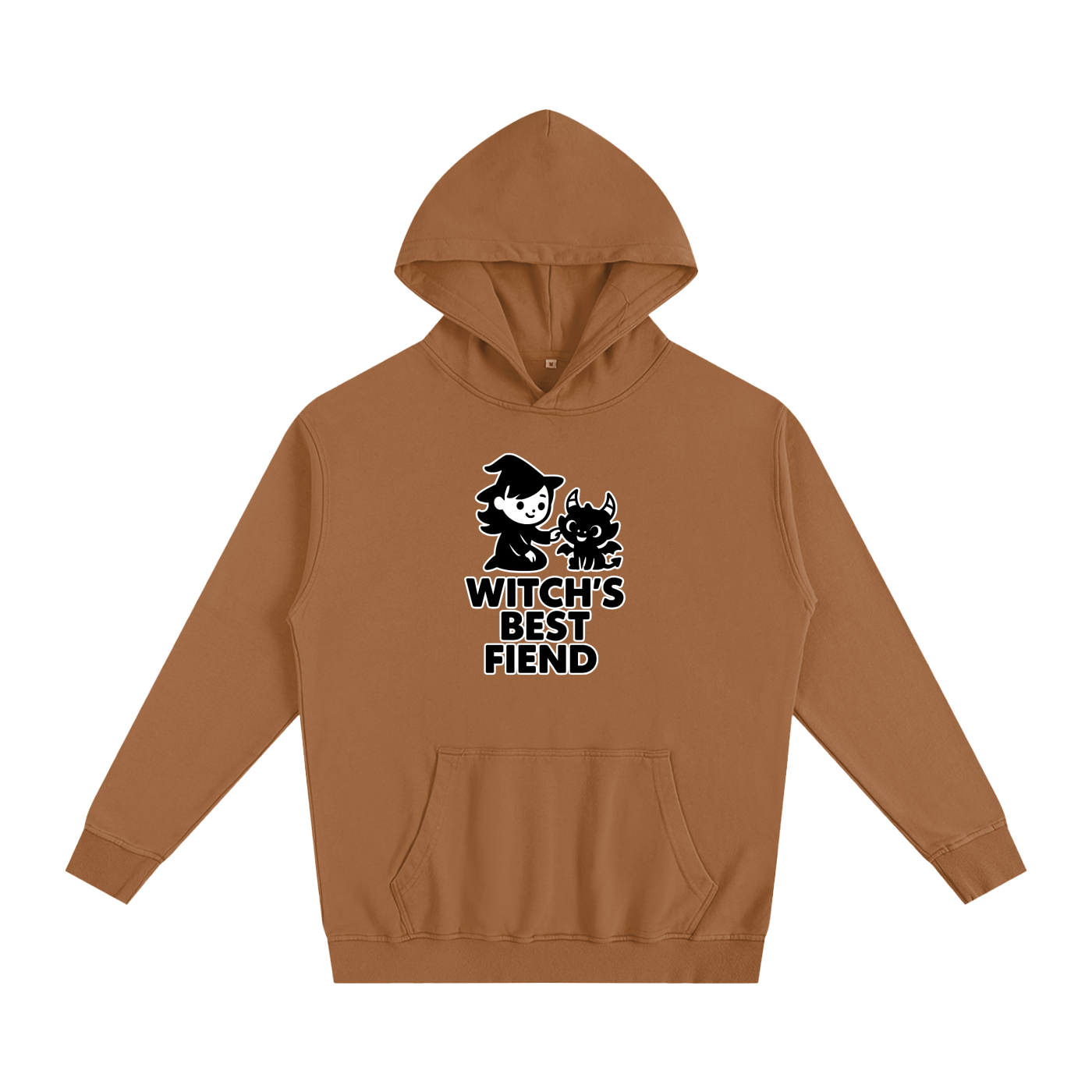 Witch’s Best Fiend Oversized Hoodie – Heavyweight Cotton