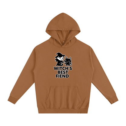 Witch’s Best Fiend Oversized Hoodie – Heavyweight Cotton