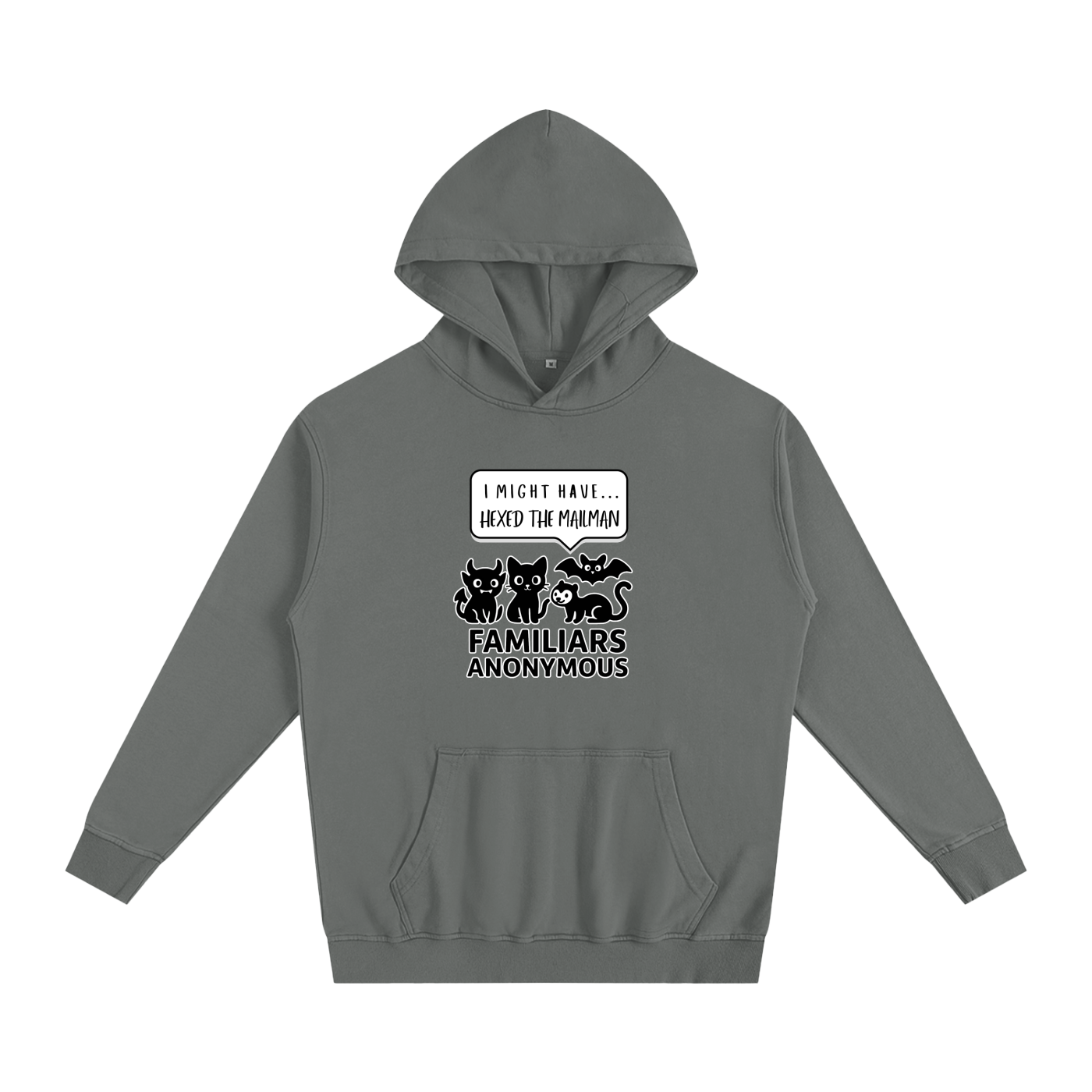 Familiars Anonymous Oversized Hoodie – Heavyweight Cotton