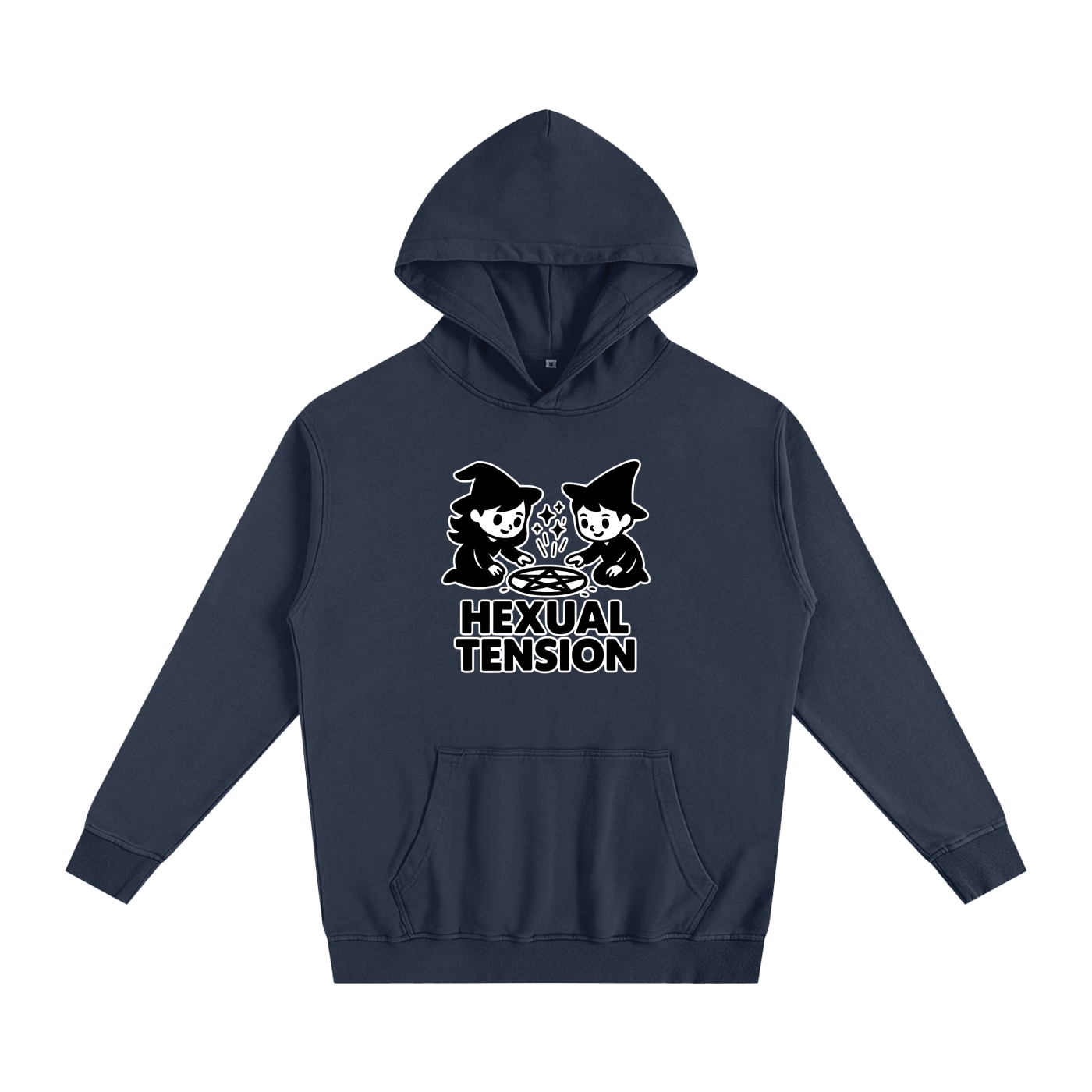 Hexual Tension Oversized Hoodie – Heavyweight Cotton
