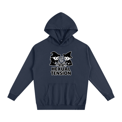 Hexual Tension Oversized Hoodie – Heavyweight Cotton