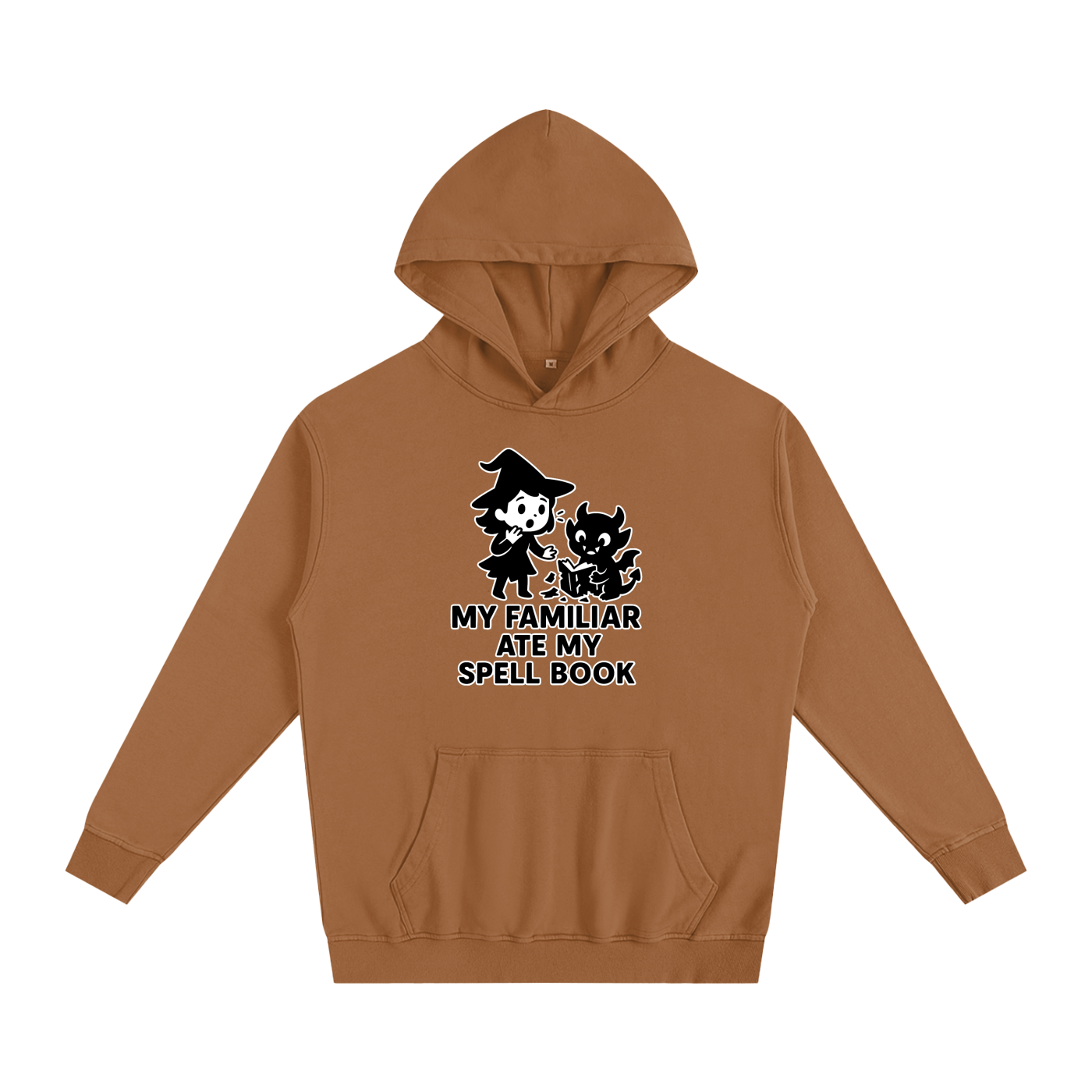 My Familiar Ate My Spellbook Oversized Hoodie – Heavyweight Cotton