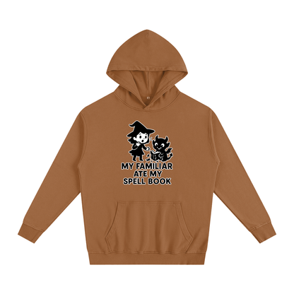 My Familiar Ate My Spellbook Oversized Hoodie – Heavyweight Cotton