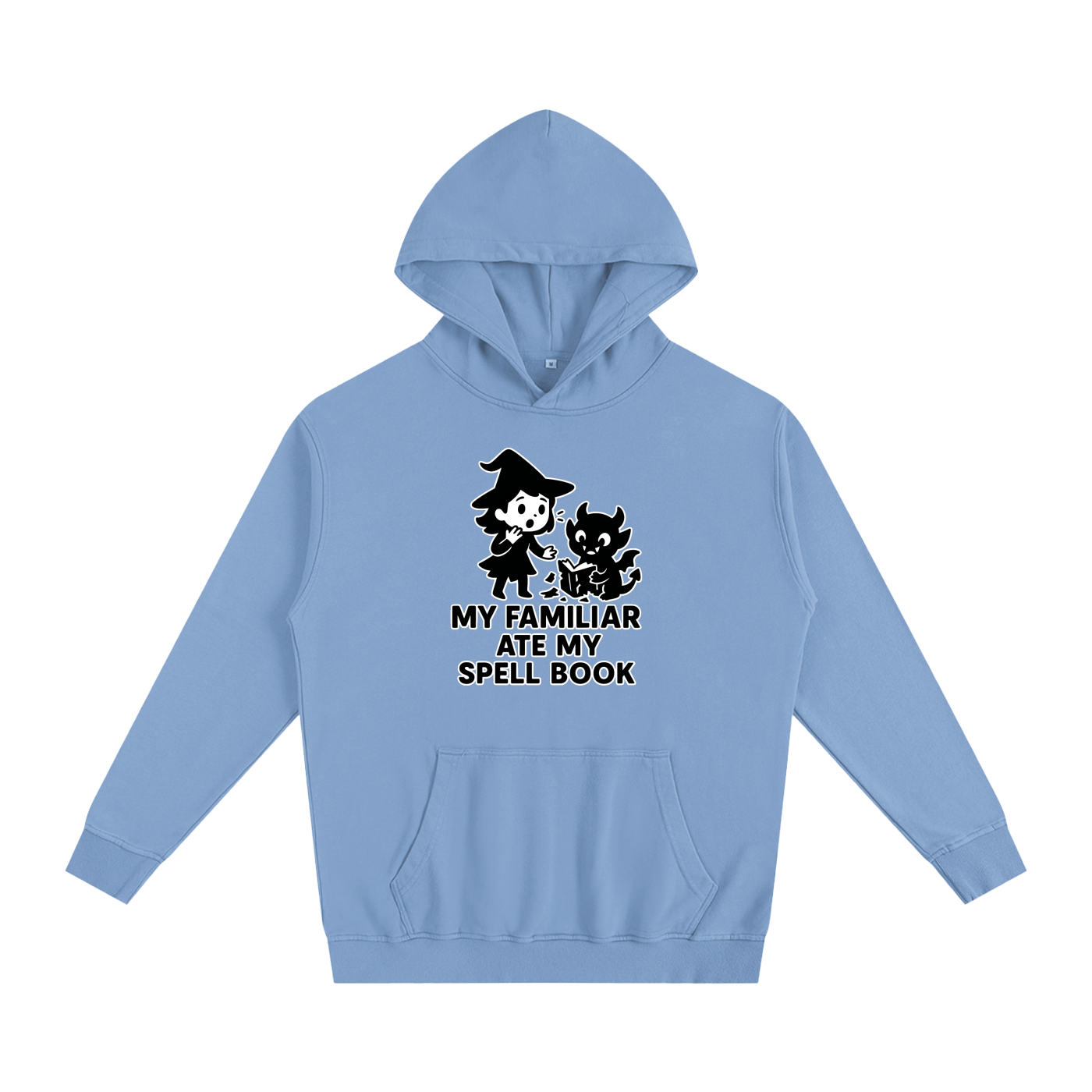 My Familiar Ate My Spellbook Oversized Hoodie – Heavyweight Cotton