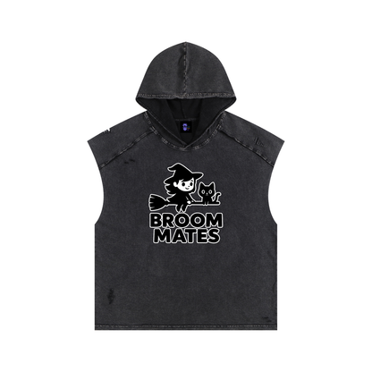 Broom Mates – Witchy Chaos Hooded Tank