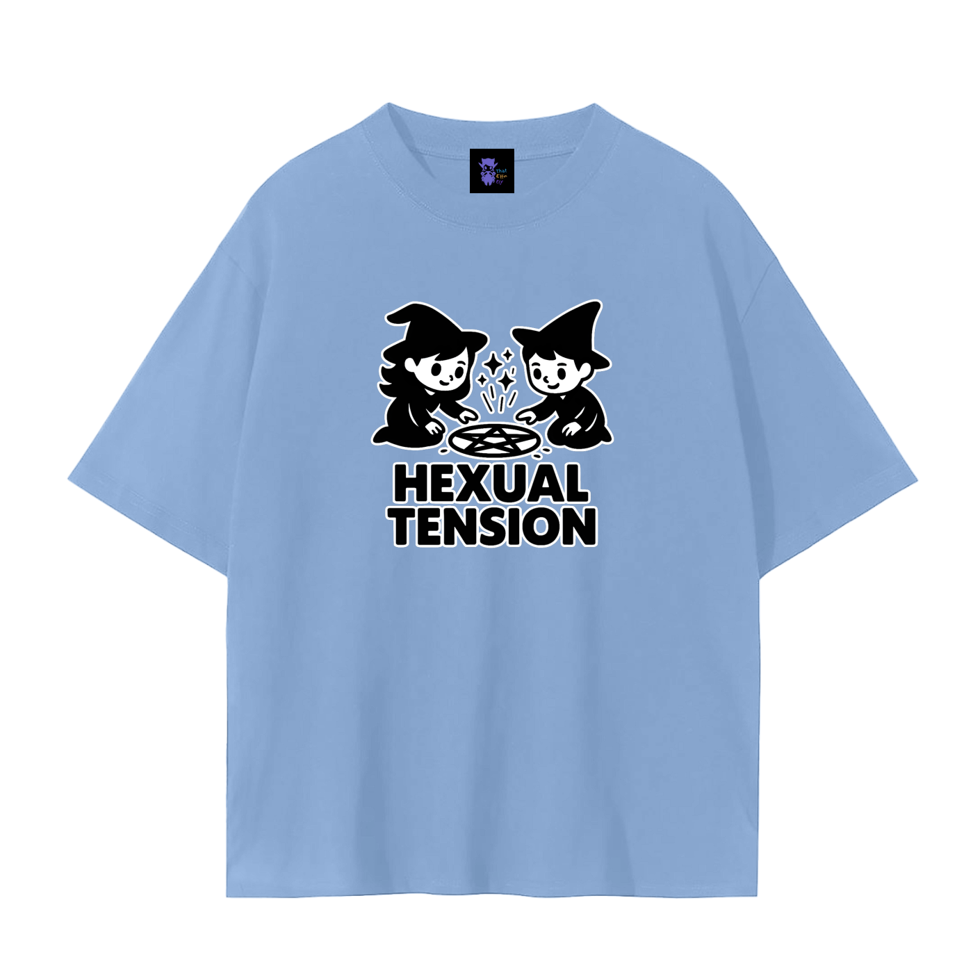 Hexual Tension – Dark Witch Humour Plain Tee