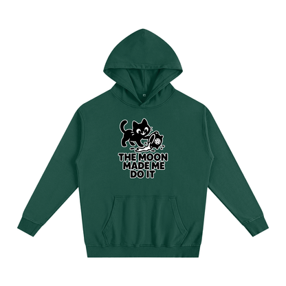 The Moon Made Me Do It (Cat) Oversized Hoodie – Heavyweight Cotton
