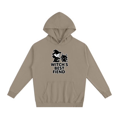 Witch’s Best Fiend Oversized Hoodie – Heavyweight Cotton