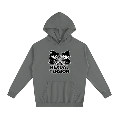 Hexual Tension Oversized Hoodie – Heavyweight Cotton