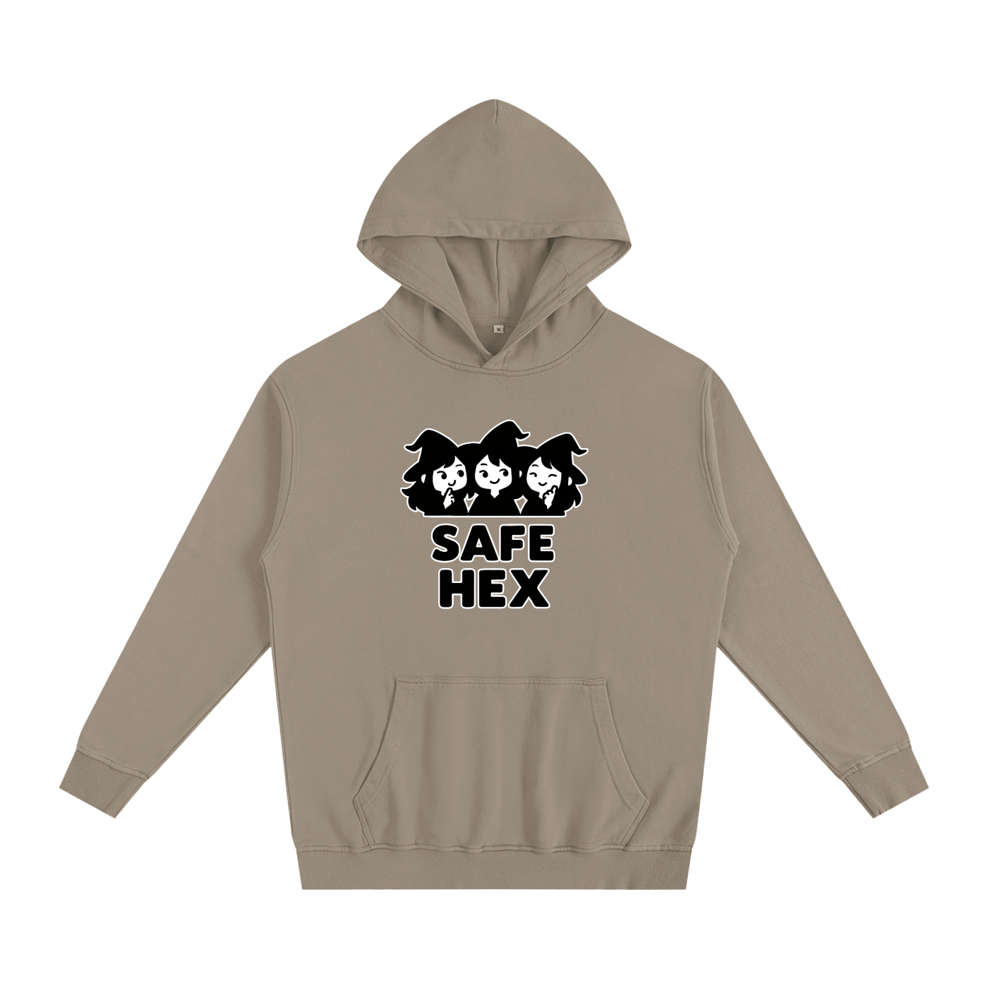 Safe Hex Oversized Hoodie – Heavyweight Cotton
