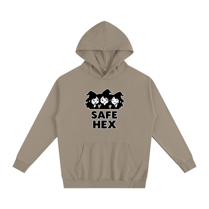 Safe Hex Oversized Hoodie – Heavyweight Cotton