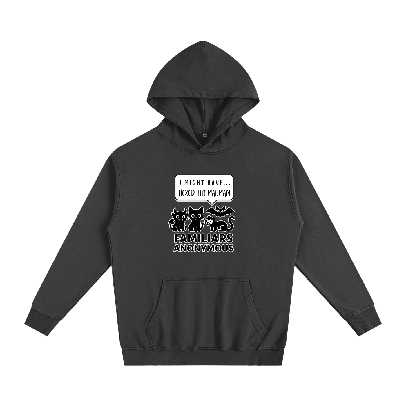Familiars Anonymous Oversized Hoodie – Heavyweight Cotton