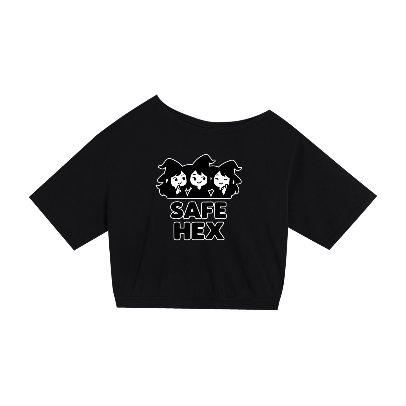 Safe Hex – Protective Witch Asymmetric Tee