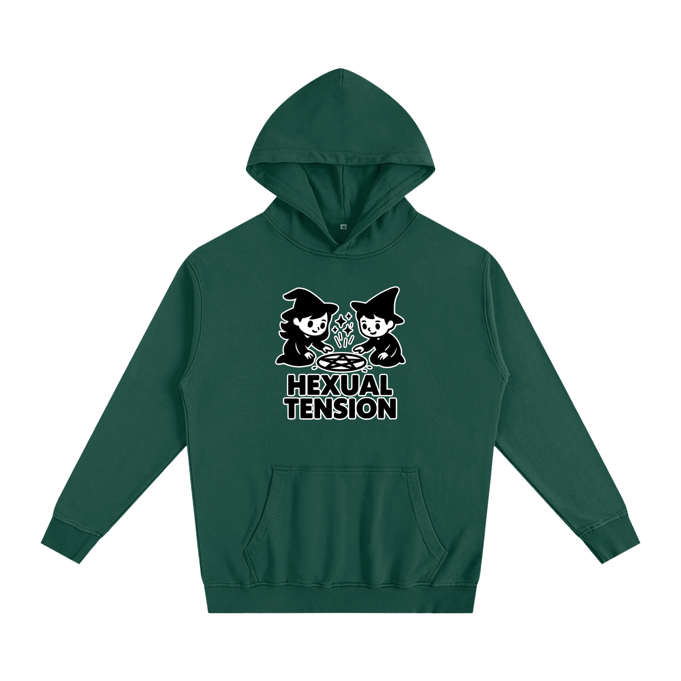 Hexual Tension Oversized Hoodie – Heavyweight Cotton